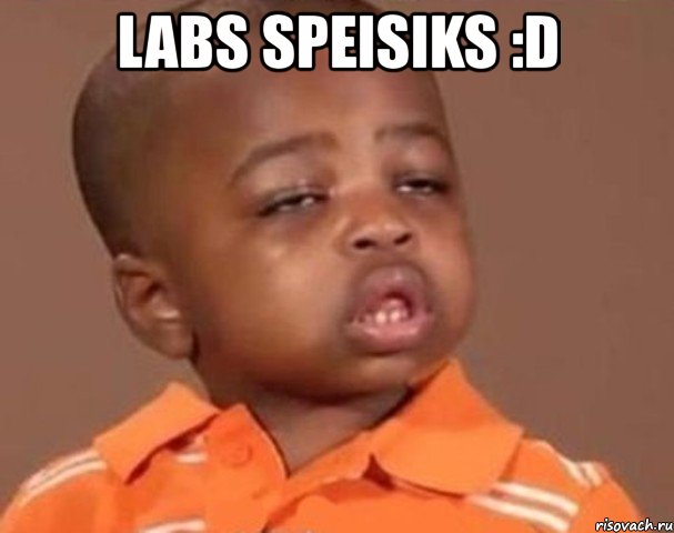 labs speisiks :d , Мем  Какой пацан (негритенок)