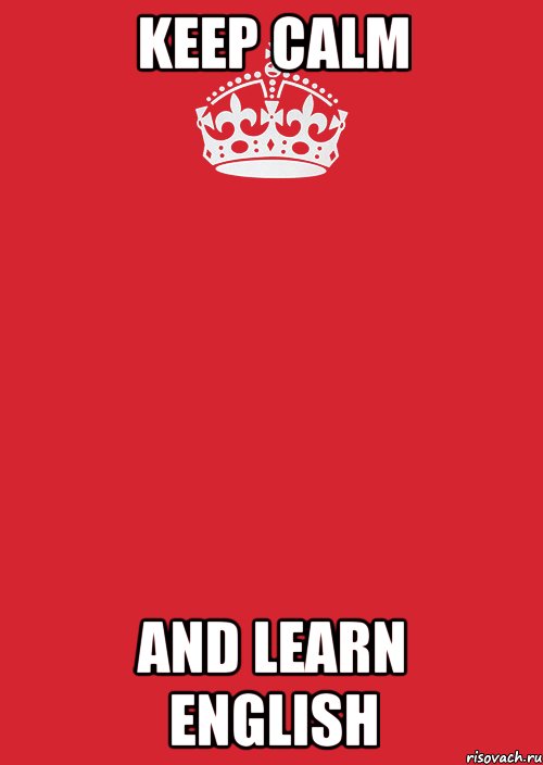 keep calm and learn english, Комикс Keep Calm 3