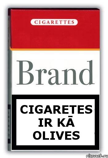 Cigaretes ir kā OLIVES, Комикс Минздрав