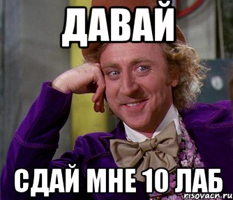 давай сдай мне 10 лаб