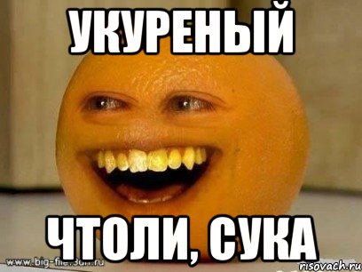 укуреный чтоли, сука, Мем Надоедливый апельсин