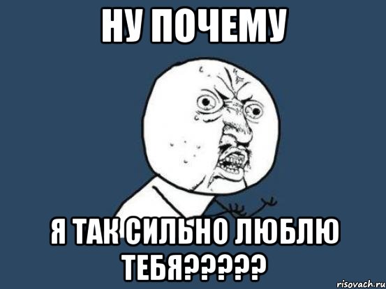 ну почему я так сильно люблю тебя???, Мем Ну почему