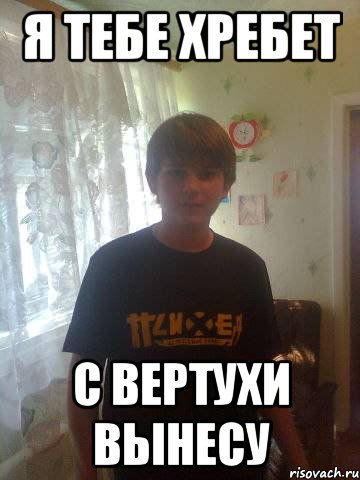 я тебе хребет с вертухи вынесу, Мем Няха