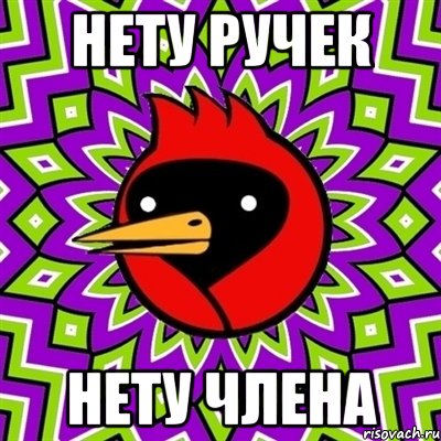 нету ручек нету члена, Мем Омская птица