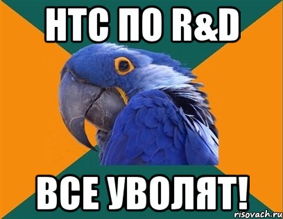 нтс по r&d все уволят!, Мем Попугай параноик