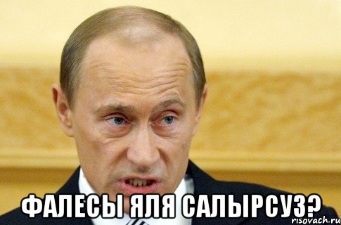  фалесы яля салырсуз?, Мем путин