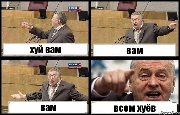 хуй вам вам вам всем хуёв, Комикс с Жириновским