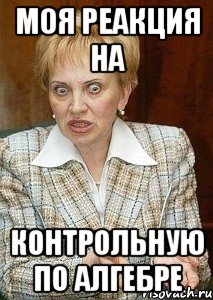 моя реакция на контрольную по алгебре, Мем Судья Егорова