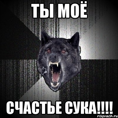 ты моё счастье сука!!!, Мем Сумасшедший волк