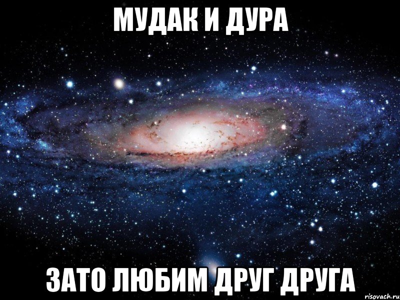 мудак и дура зато любим друг друга, Мем Вселенная