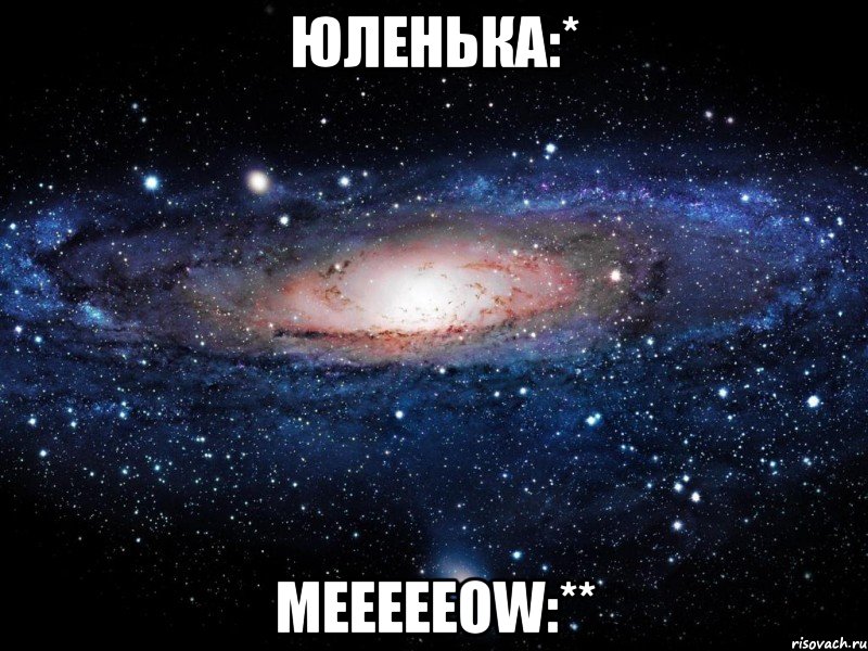 юленька:* meeeeeow:**, Мем Вселенная