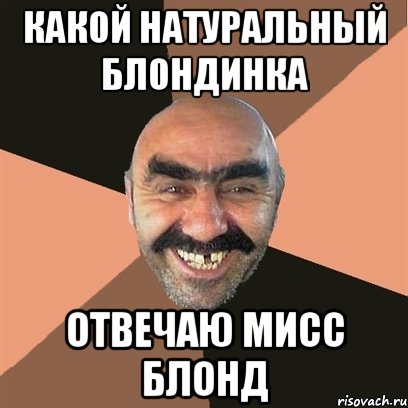 какой натуральный блондинка отвечаю мисс блонд, Мем Я твой дом труба шатал
