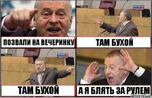 ПОЗВАЛИ НА ВЕЧЕРИНКУ ТАМ БУХОЙ ТАМ БУХОЙ А Я БЛЯТЬ ЗА РУЛЕМ, Комикс жиреновский