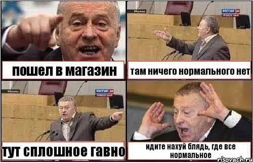 пошел в магазин там ничего нормального нет тут сплошное гавно идите нахуй блядь, где все нормальное, Комикс жиреновский