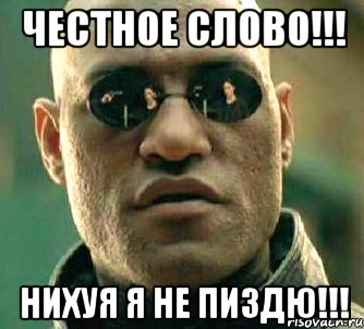 честное слово!!! нихуя я не пиздю!!!, Мем  а что если я скажу тебе