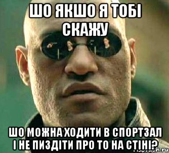 шо якшо я тобі скажу шо можна ходити в спортзал і не пиздіти про то на стіні?, Мем  а что если я скажу тебе