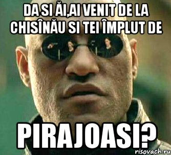 da si ăi,ai venit de la chisînău si tei împlut de pirajoasi?, Мем  а что если я скажу тебе