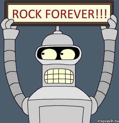 Rock Forever!!!, Комикс Бендер с плакатом