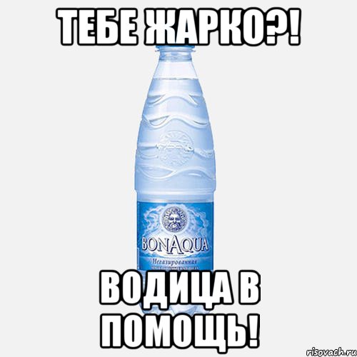 тебе жарко?! водица в помощь!, Мем бонаква