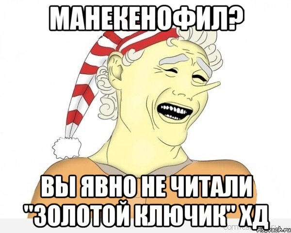 манекенофил? вы явно не читали "золотой ключик" хд, Мем буратино