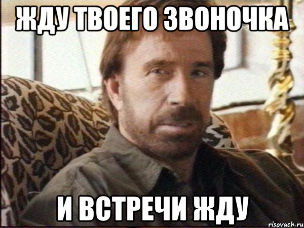 жду твоего звоночка и встречи жду