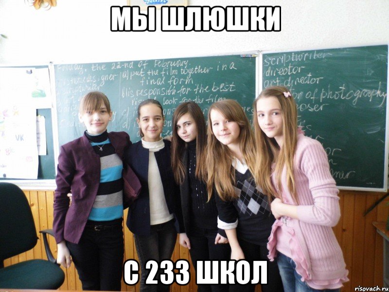 мы шлюшки с 233 школ, Мем Дешовки