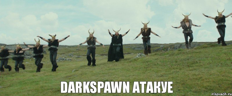 DArkspawn атакуе, Комикс ffwf