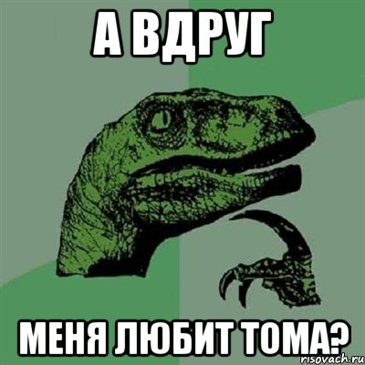 а вдруг меня любит тома?, Мем Филосораптор