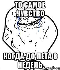 то самое чувство когда до лета 8 недель