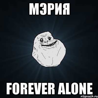 мэрия forever alone, Мем Forever Alone