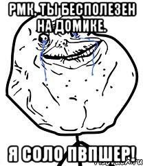 рмк, ты бесполезен на домике. я соло пвпшер!