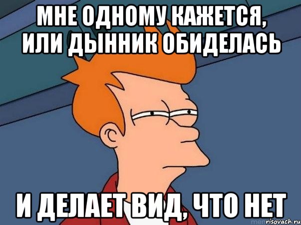 мне одному кажется, или дынник обиделась и делает вид, что нет, Мем  Фрай (мне кажется или)