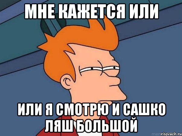 мне кажется или или я смотрю и сашко ляш большой, Мем  Фрай (мне кажется или)