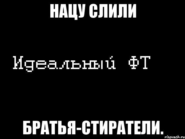 нацу слили братья-стиратели., Мем Идеальный фт