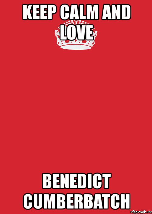 keep calm and love benedict cumberbatch, Комикс Keep Calm 3