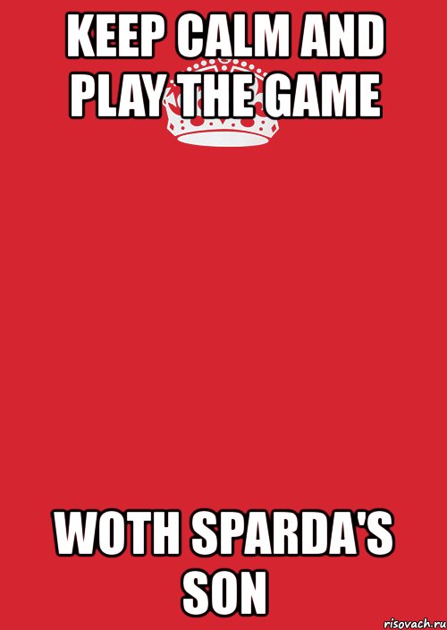 keep calm and play the game woth sparda's son, Комикс Keep Calm 3