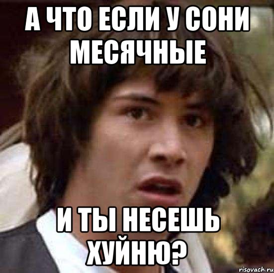 а что если у сони месячные и ты несешь хуйню?, Мем А что если (Киану Ривз)