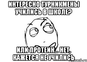 интересно турникмены учились в школе? или протеин... нет, кажется не учились, Мем Мне кажется или