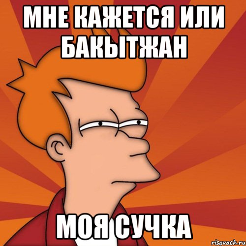 мне кажется или бакытжан моя сучка, Мем Мне кажется или (Фрай Футурама)