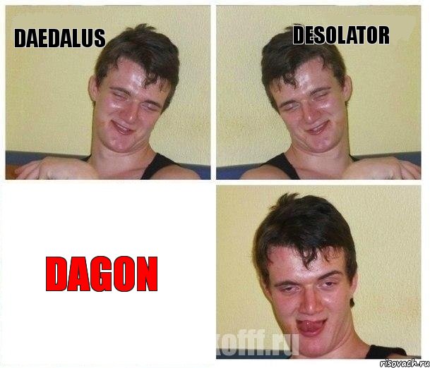 Daedalus Desolator Dagon, Комикс Не хочу (10 guy)