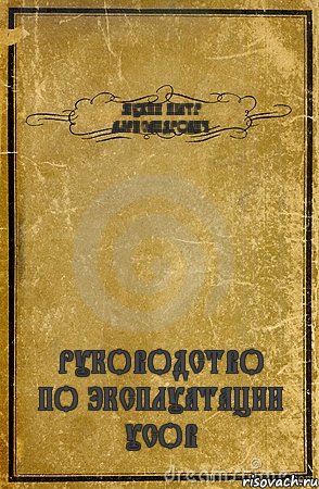 МУХИН ПЁТР АЛЕКСАНДРОВИЧ РУКОВОДСТВО ПО ЭКСПЛУАТАЦИИ УСОВ, Комикс обложка книги