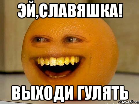 эй,славяшка! выходи гулять, Мем Orange