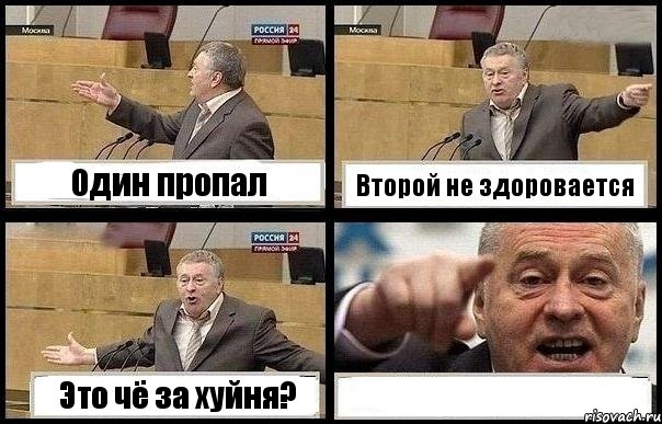 Один пропал Второй не здоровается Это чё за хуйня? , Комикс с Жириновским