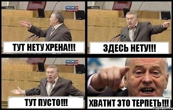 ТУТ НЕТУ ХРЕНА!!! ЗДЕСЬ НЕТУ!!! ТУТ ПУСТО!!! ХВАТИТ ЭТО ТЕРПЕТЬ!!!, Комикс с Жириновским