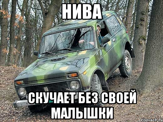 нива скучает без своей малышки