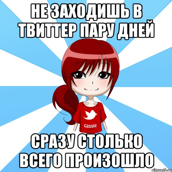 не заходишь в твиттер пару дней сразу столько всего произошло, Мем типичный твиттерский касси