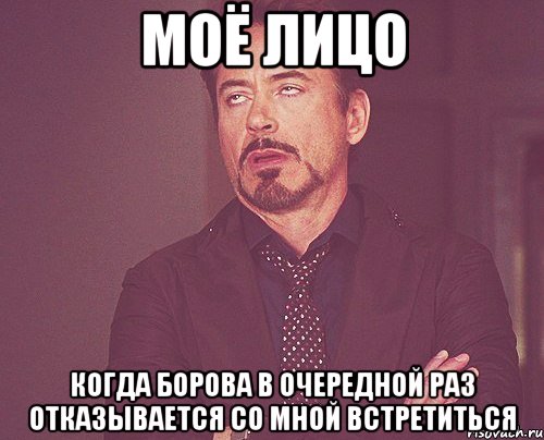 моё лицо когда борова в очередной раз отказывается со мной встретиться, Мем твое выражение лица