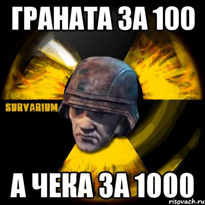 граната за 100 а чека за 1000, Мем Typical Black Market