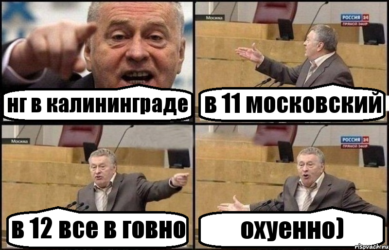 нг в калининграде в 11 московский в 12 все в говно охуенно), Комикс Жириновский