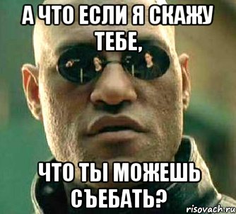 а что если я скажу тебе, что ты можешь съебать?, Мем  а что если я скажу тебе